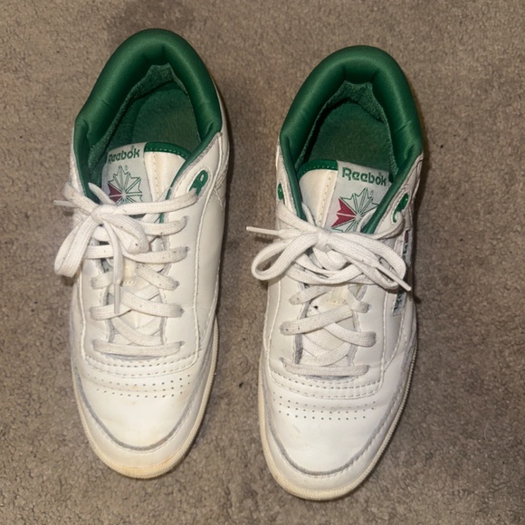 Green Reebok Club C - Picture 2 of 4